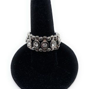 Cookie Lee Crystal Stretch ring (29141)